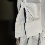 B-WARE DREIMASTER KLASSIK DAMEN KLEID Gr.S Farbe Graublau