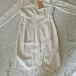 B-WARE USHA FESTIVAL DAMEN KLEID Gr.S Farbe SAND