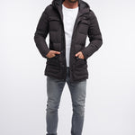 B-WARE DREIMASTER HERREN PARKA Gr. XXL Farbe Schwarz