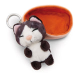 NICI GREEN Schlüsselanhänger Sleeping Pets Schwarze Katze