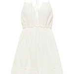 B-WARE IZIA DAMEN KLEID GR.L FARBE WEISS