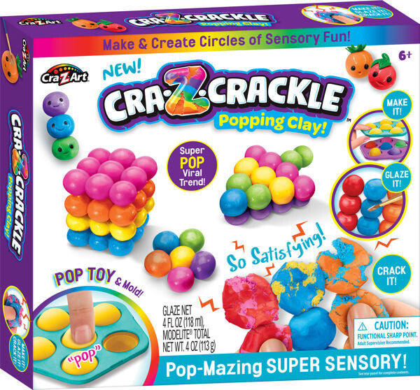 Cra-Z-Crackle Clay Create Pop-Mazing Super Sensory!