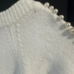 B-WARE FAINA DAMEN STRICKKLEID GR.XL/XXL FARBE WEISS