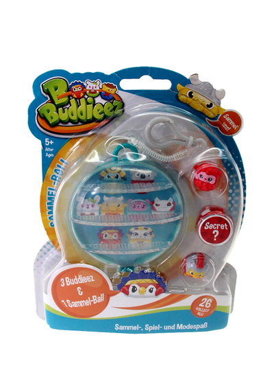 Bbuddieez Storage Ball + 3 Buddieez