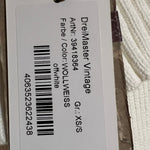 B-WARE DREIMASTER VINTAGE DAMEN STRICKJACKE Gr.XS/S Farbe Wollweiss