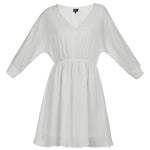 B-WARE DREIMASTER KLASSIK DAMEN KLEID Gr. XL Farbe Wollweiss