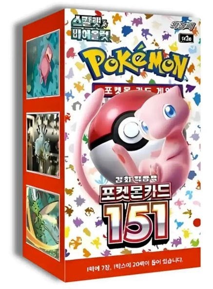 Pokemon 151 Display Koreanisch OVP