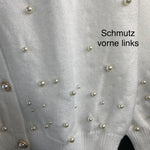 B-WARE FAINA DAMEN STRICKJACKE GR.M/L FARBE WEISS