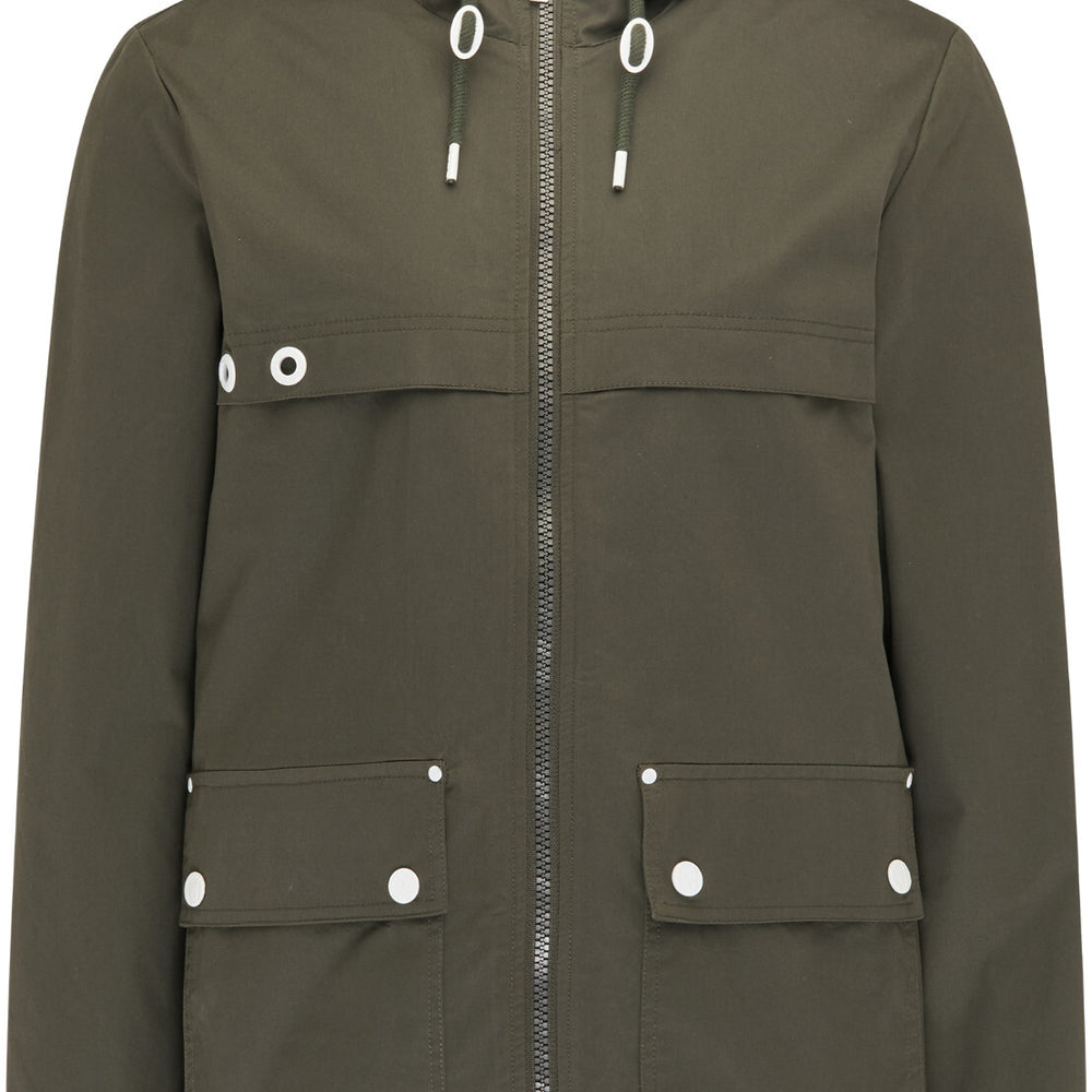 B-WARE DreiMaster Maritim Herren Anorak Gr. S Farbe Dunkeloliv