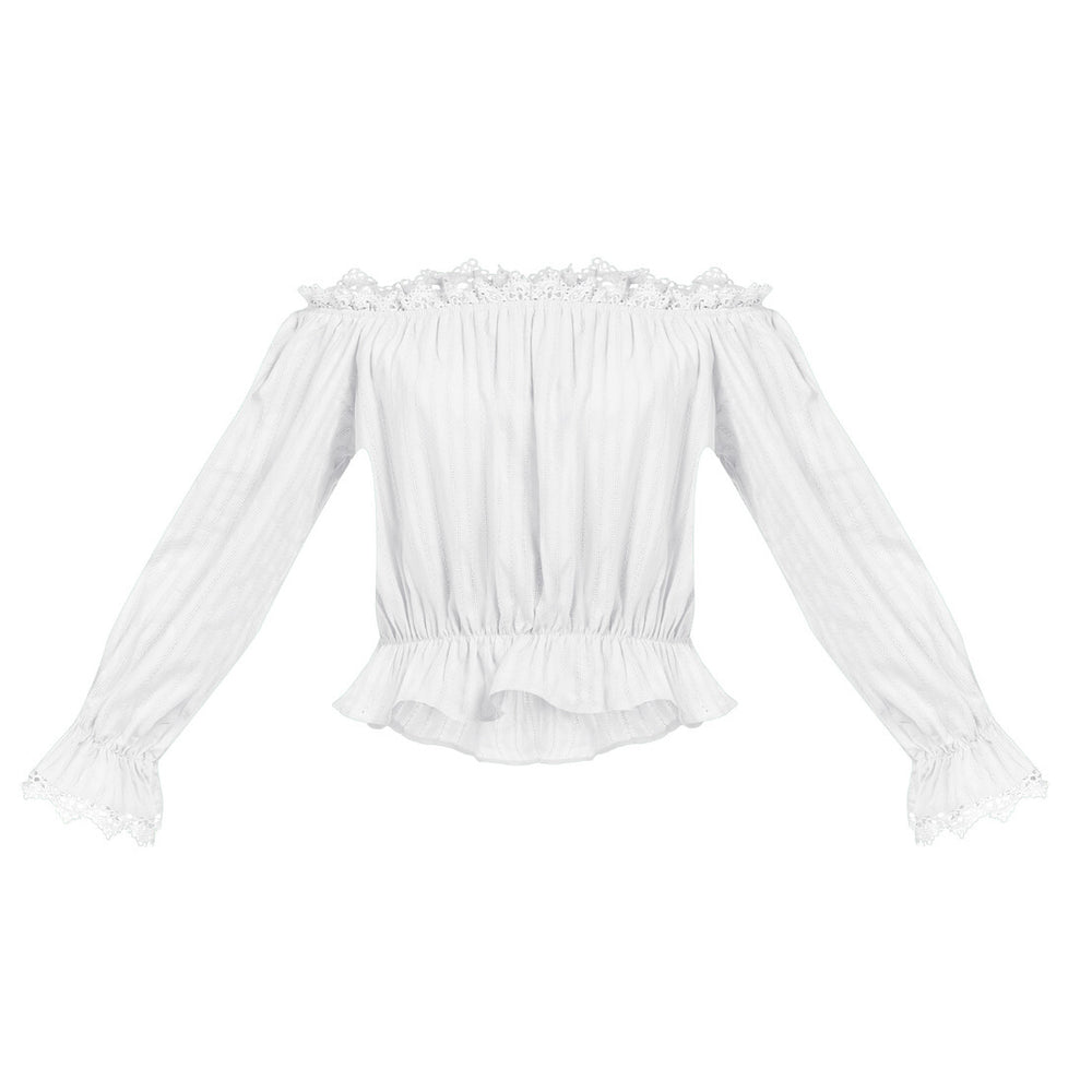 B-WARE MYMO DAMEN BLUSE Gr. S Farbe Weiss