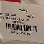 B-WARE MYMO DAMEN KLEID Gr.S Farbe Wollweiss