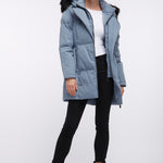 B-WARE DREIMASTER DAMEN MANTEL Gr. L Farbe Dunkelgraublau