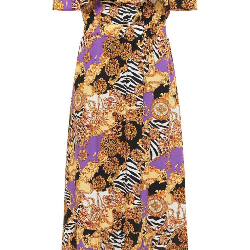 B-WARE FAINA DAMEN KLEID Gr. L Farbe Orange Melange