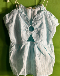 B-WARE MYMO DAMEN TOP Gr. M Farbe Hellblau