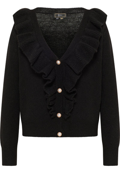 B-WARE FAINA DAMEN STRICKJACKE GR. XS/S FARBE SCHWARZ