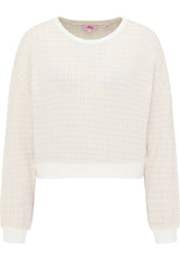 B-WARE MYMO DAMEN PULLOVER Gr.XS Farbe Wollweiss