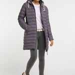 B-WARE SCHMUDDELWEDDA DAMEN MANTEL GR.L FARBE DUNKLE PFLAUME