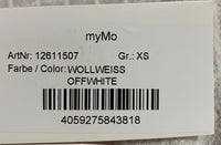 B-WARE MYMO DAMEN PULLOVER Gr.XS Farbe Wollweiss