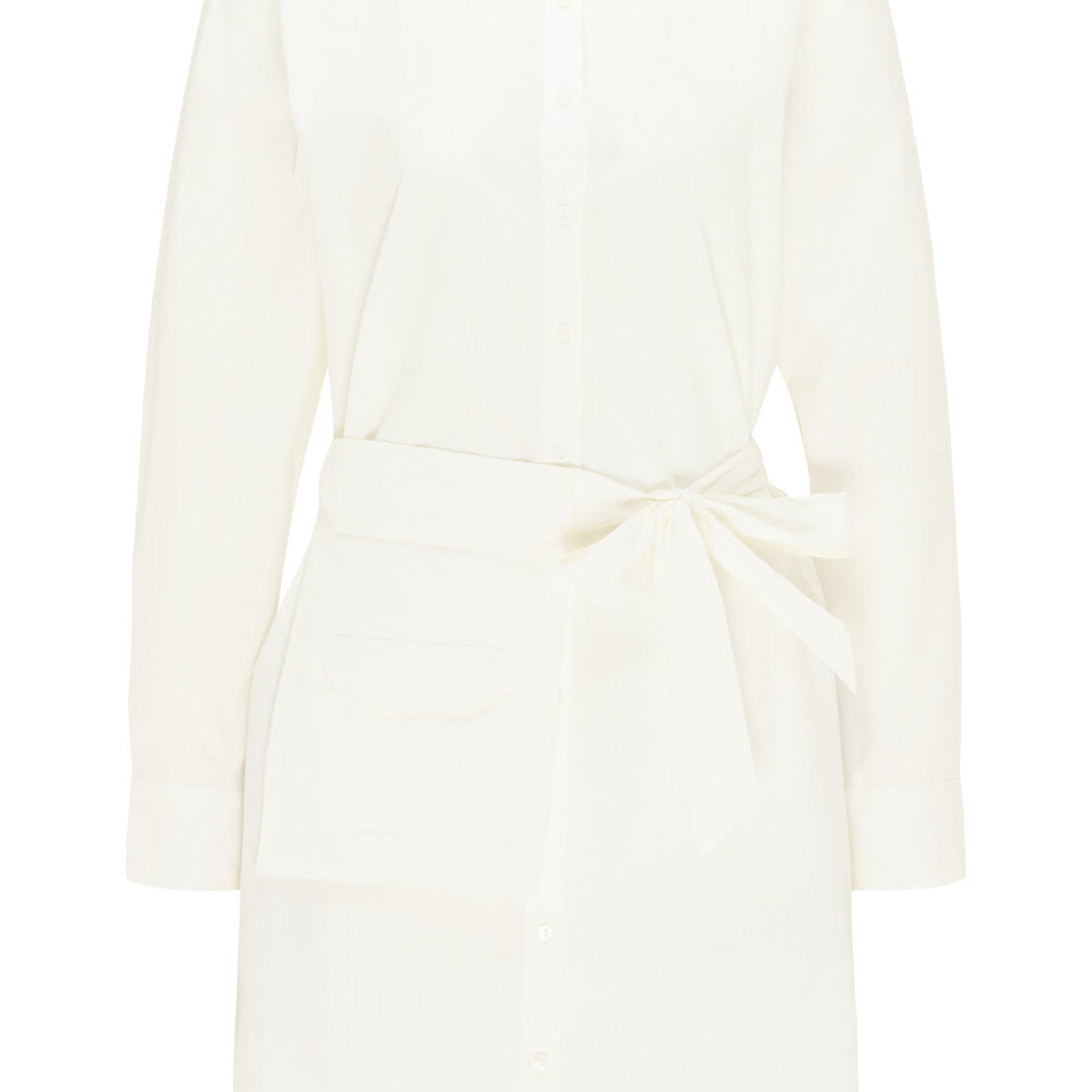 B-WARE MYMO DAMEN KLEID Gr.S Farbe Wollweiss