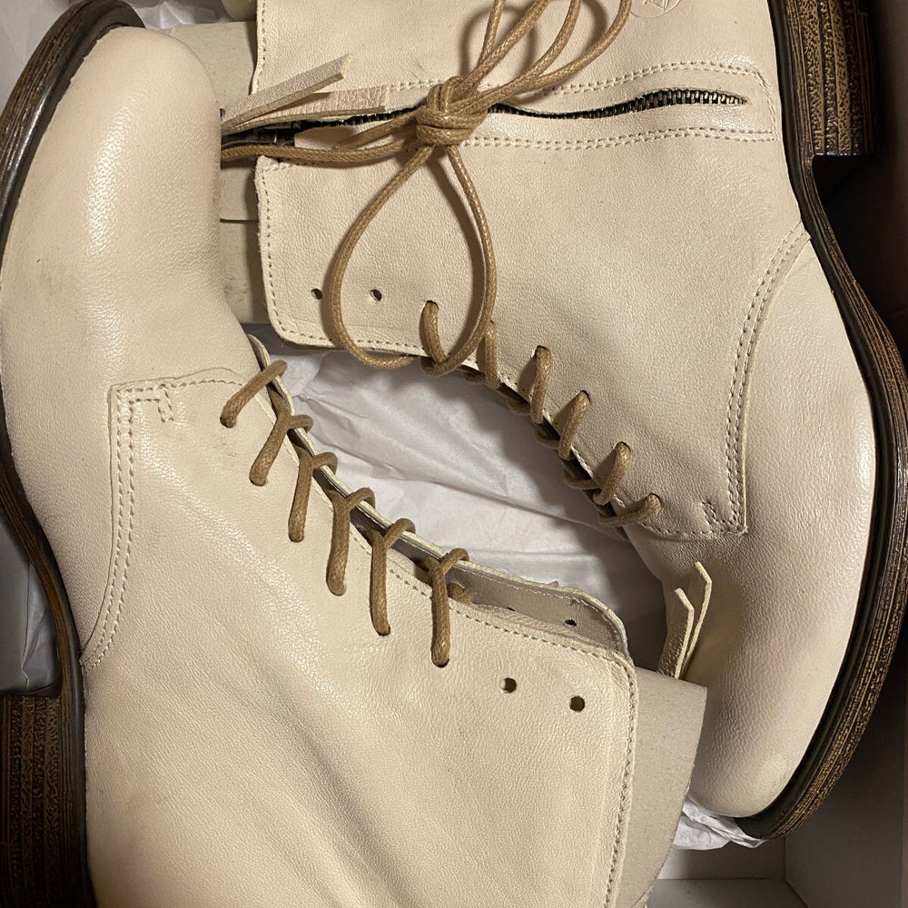 B-Ware DREIMASTER VINTAGE DAMEN SCHUHE Gr.38 Farbe Wollweiss