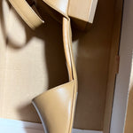 B-WARE usha WHITE LABEL Damen Leder Sandaletten Gr. 40 Farbe Beige