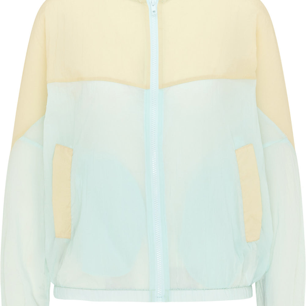 B-WARE MYMO ATHLSR DAMEN JACKE Gr.S Farbe Minze Kamel