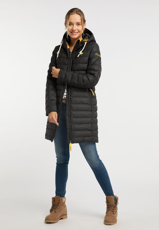 B-WARE SCHMUDDELWEDDA DAMEN MANTEL GR. XL FARBE SCHWARZ