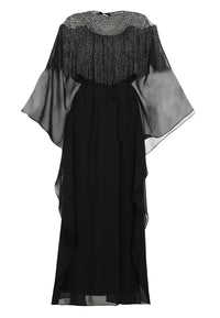 B-WARE FAINA DAMEN KLEID Gr.M Farbe SCHWARZ