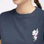 B-WARE MYMO DAMEN T-SHIRT GR.L FARBE MARINE