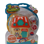 Bbuddieez Storage House + 3 Bbuddieez ( Blau)