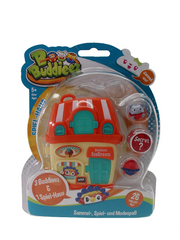 Bbuddieez Storage House + 3 Bbuddieez ( Blau)