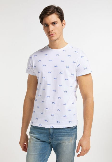 B-WARE PETROL INDUSTRIES HERREN T-SHIRT GR.L FARBE BRIGHT WHITE