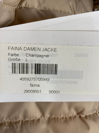 B-WARE FAINA DAMEN JACKE Gr. L Farbe Champagner