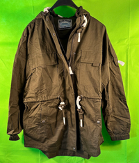 B-WARE DREIMASTER VINTAGE DAMEN ÜBERGANGSJACKE Gr. L Farbe Moosgrün