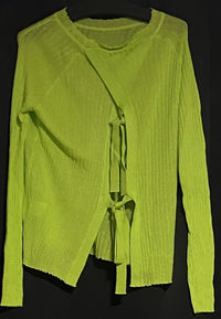 B-WARE MYMO DAMEN PULLOVER Gr.M/L Farbe Neon Grün