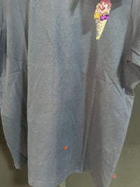 B-WARE MYMO DAMEN T-SHIRT GR.L FARBE MARINE