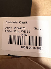 B-WARE DreiMaster Klassik Damen Top mit Spitze Gr. L Farbe Weiss