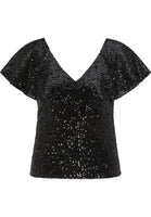 B-WARE FAINA DAMEN TOP Gr. M Farbe Schwarz