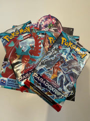 3x Pokémon Sammelkartenspiel KP04 Karmesin & Purpur Boosterpack