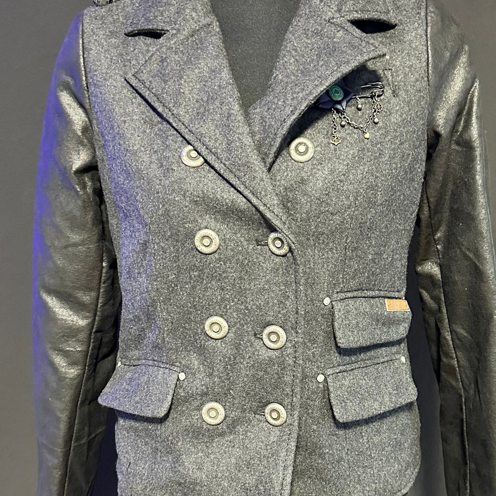 Musterware/Einzelstück DREIMASTER Mädels/Wollblazer, Gr. S Farbe Anthrazit