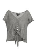 B-WARE DreiMaster Vintage Damen Bluse Gr. XS Farbe Dunkelgrau