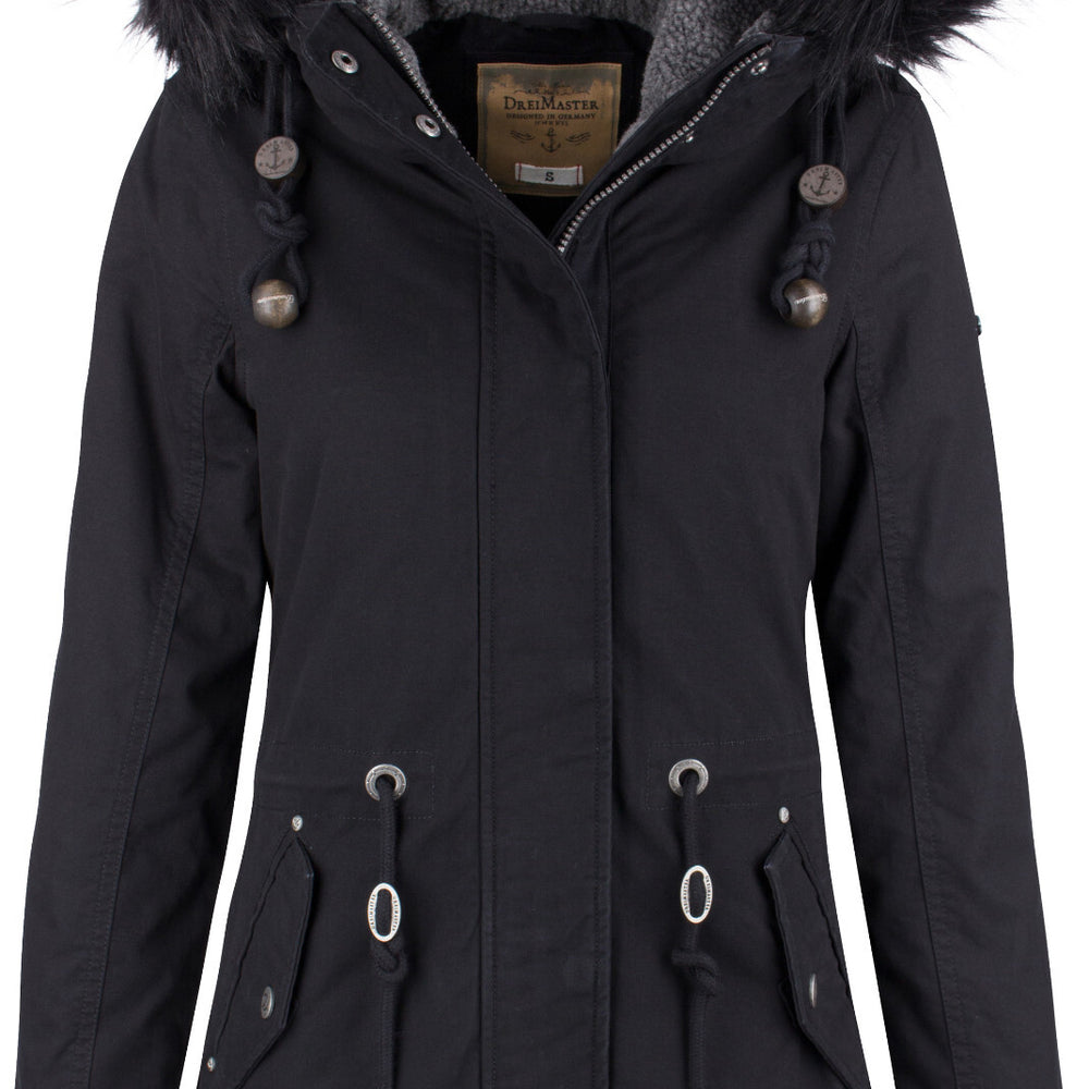 B-WARE DREIMASTER DAMEN ANORAK Gr. XS Farbe Schwarz