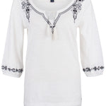 B-WARE DREIMASTER DAMEN TUNIKA Gr. XS Farbe Wollweiss