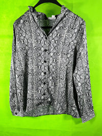 B-WARE USHA DAMEN BLUSE Gr. M Farbe Grau