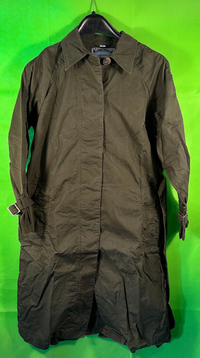B-WARE DREIMASTER VINTAGE DAMEN ÜBERGANGSJACKE Gr. XS Farbe Moosgrün