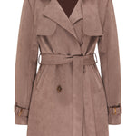 B-WARE DREIMASTER VINTAGE DAMEN MANTEL Gr.XL Farbe Taupe