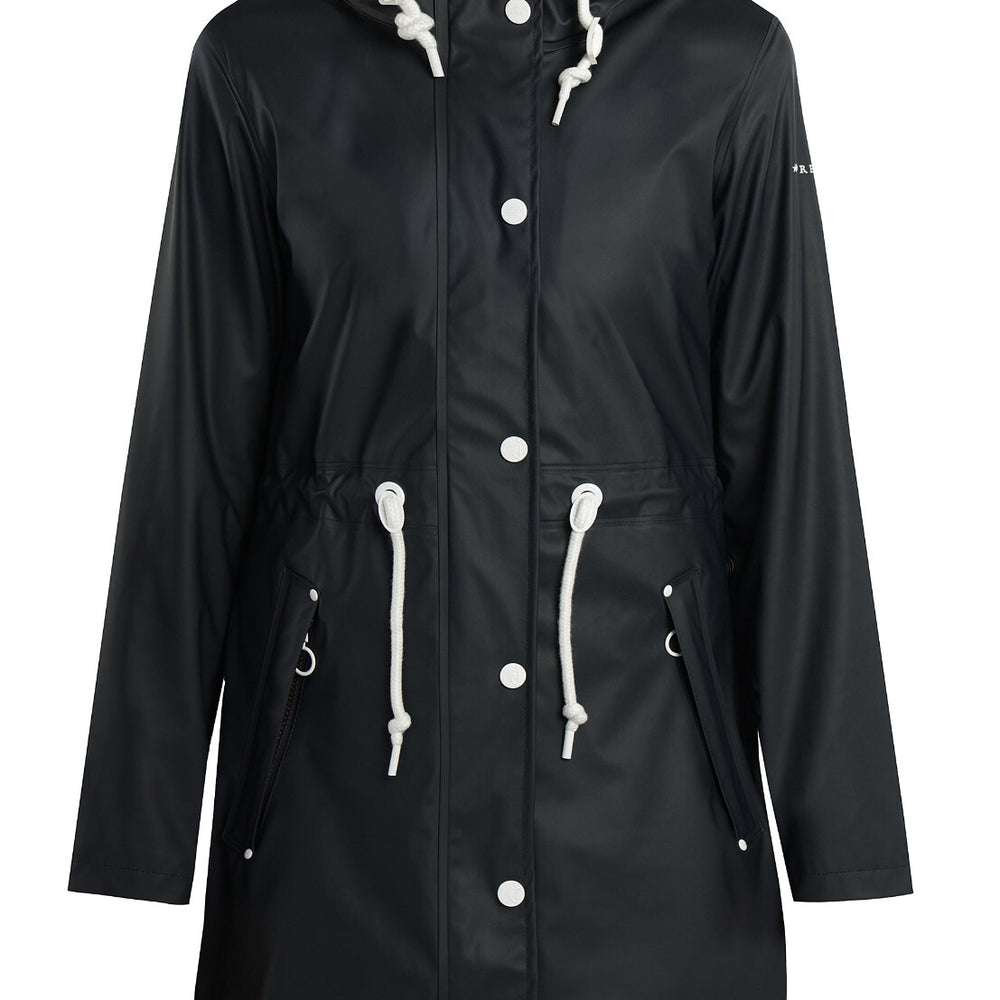 B-WARE DreiMaster Maritim Damen Regenmantel Gr. S Farbe Dunkelmarine