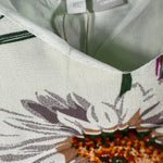 B-WARE USHA DAMEN KLEID Gr. XL Farbe Weiss Mehrfarbig