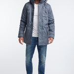 B-WARE DREIMASTER HERREN PARKA Gr. XL FARBE dUNKELGRAUBLAU