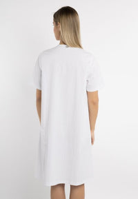 B-WARE DREIMASTER KLASSIK DAMEN KLEID Gr.XL FARBE WEISS